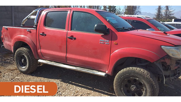 TOYOTA HILUX D CAB 4X4 3.0 2014 GVKK55