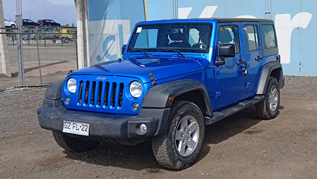 JEEP WRANGLER UNLIMITED SPORT 3.6 AUT 2015 GZFL22