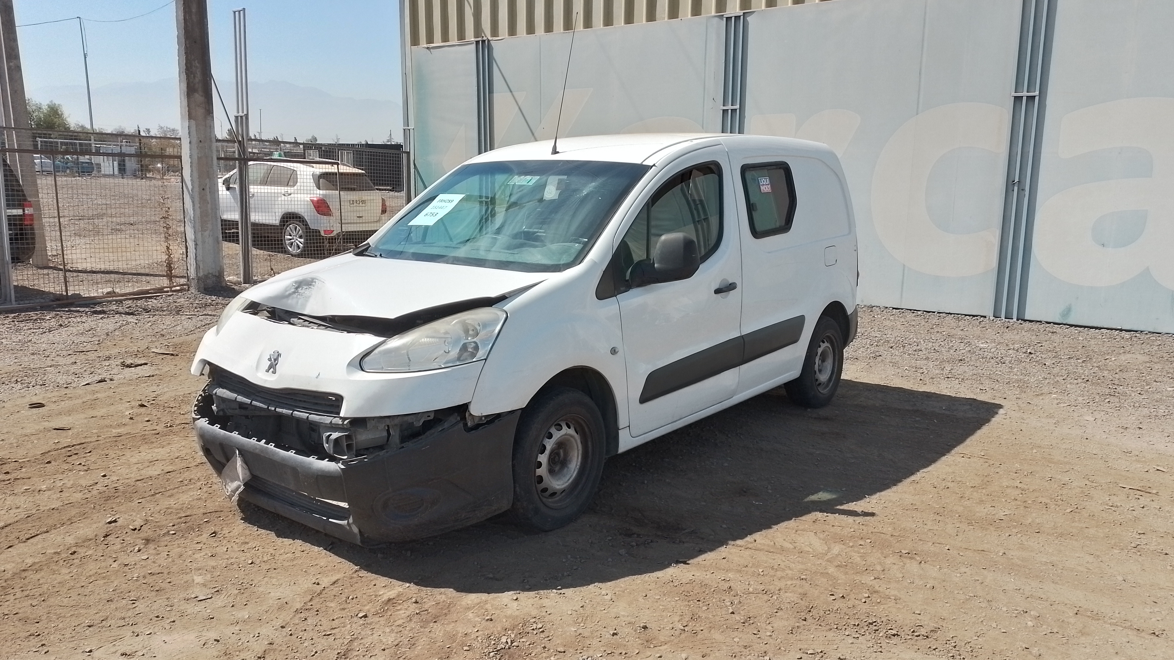 PEUGEOT PARTNER VU HDI 1.6 2013 FRHZ89