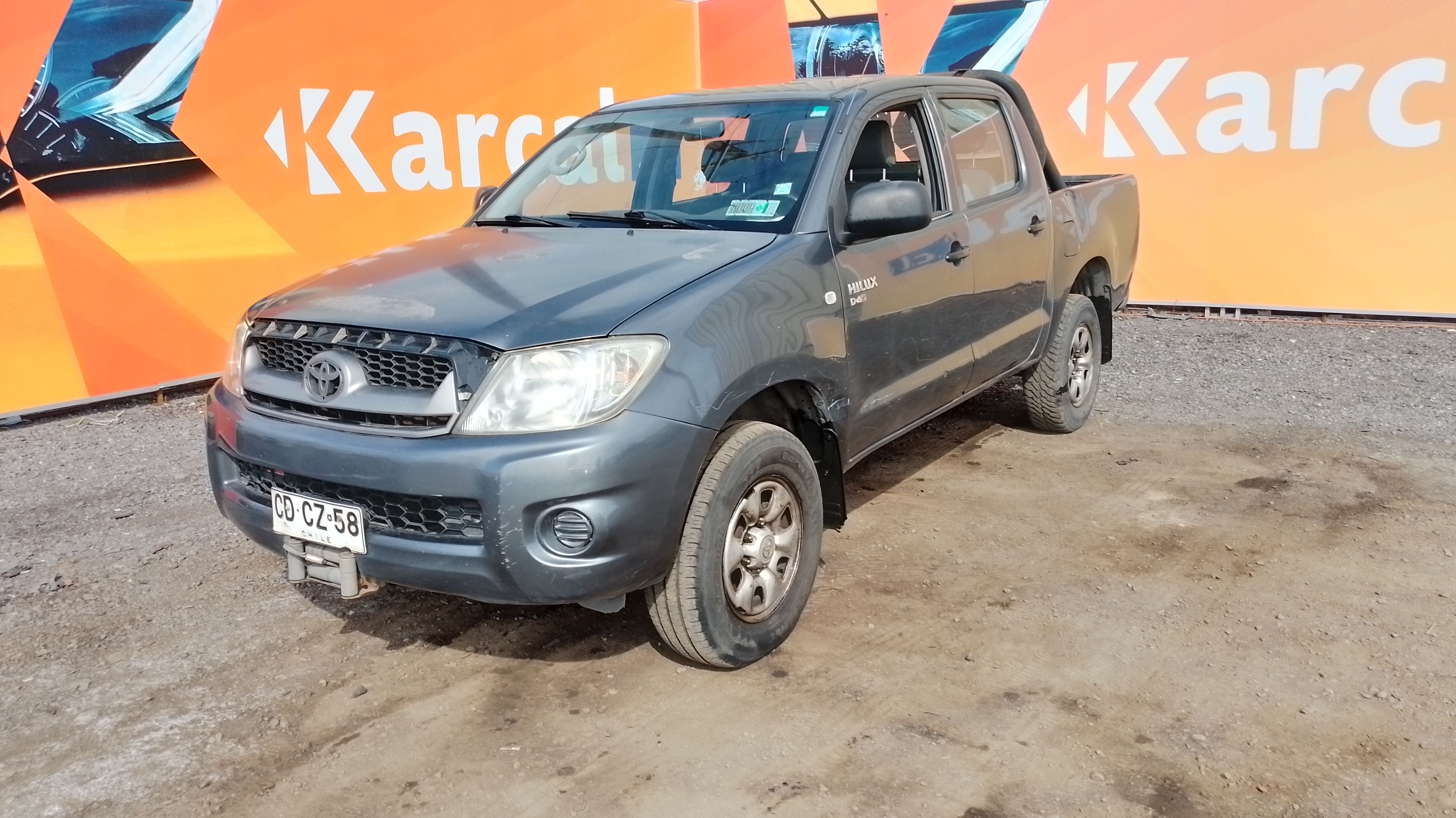 TOYOTA HILUX D CAB 4X4 2.5 2009 CDCZ58